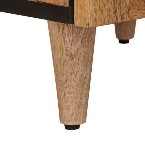  Magasfiú tárolóval Természetes 40 x 33 x 110 cm Tömör Mangófát