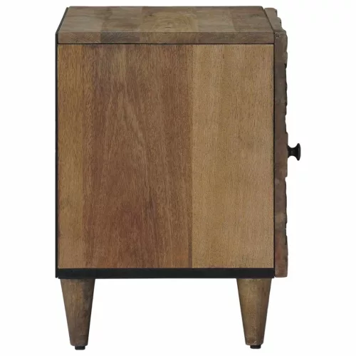 Éjjeliszekrény 2 pcs Barna 40 x 33,5 x 46 cm Tömör Mangófát