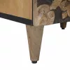  Éjjeliszekrény 2 pcs Barna 40 x 33,5 x 46 cm Tömör Mangófát