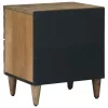  Éjjeliszekrény fiókkal Barna 40 x 33,5 x 46 cm Tömör Mangófát