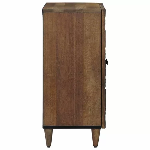  Tároló Szekrény Barna 60 x 33,5 x 75 cm Tömör Mangófát