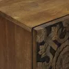  Tároló Szekrény Barna 60 x 33,5 x 75 cm Tömör Mangófát