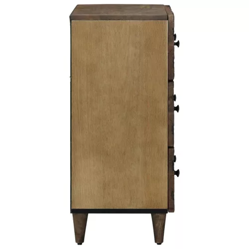  Tároló Szekrény Barna 60 x 33,5 x 75 cm Tömör Mangófát