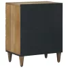  Ágytároló szekrény fiókkal Barna 50 x 33 x 60 cm Tömör Mangófát