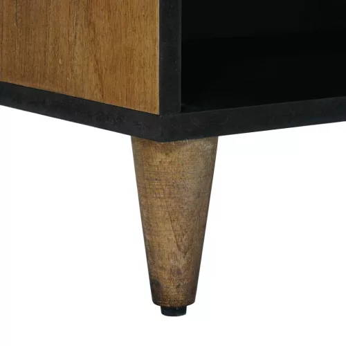  TV szekrény polcokkal Barna 80 x 31,5 x 46 cm Tömör Mangófát