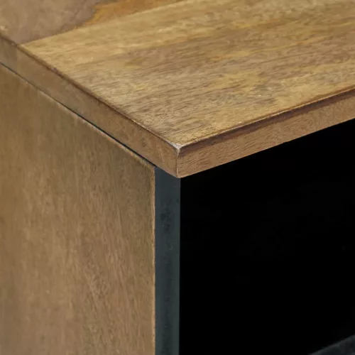  TV szekrény fiókkal Barna 100 x 33,5 x 46 cm Tömör Mangófát