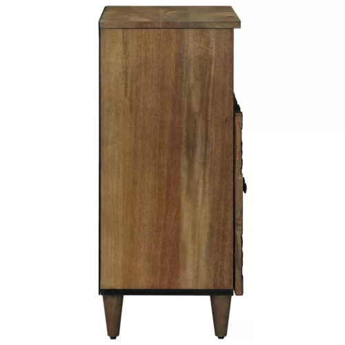  Széf tárolóval ajtóval Barna 60 x 33,5 x 75 cm Tömör Mangófát