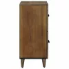  Széf tárolóval ajtóval Barna 60 x 33,5 x 75 cm Tömör Mangófát