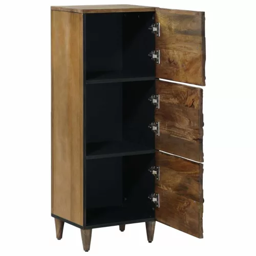  Magas Tálca polcokkal Barna 40 x 33,5 x 110 cm Tömör Mangófát