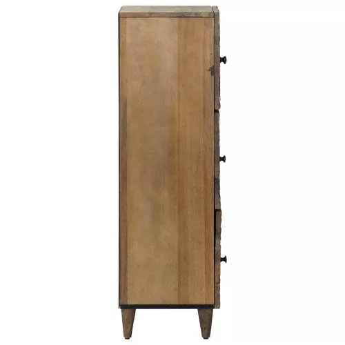  Magas Tálca polcokkal Barna 40 x 33,5 x 110 cm Tömör Mangófát