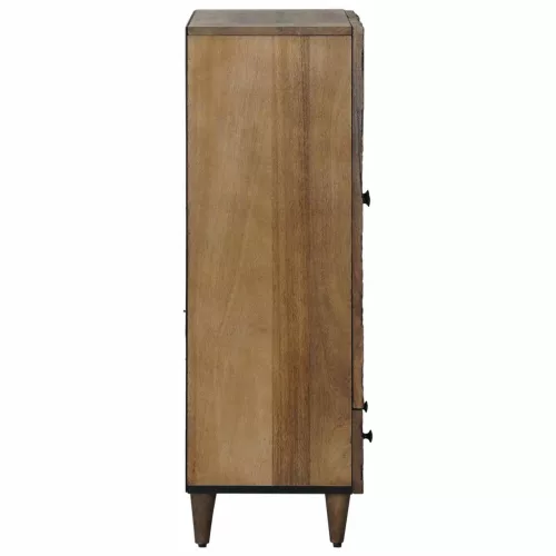  Magas Tálca fiókkal Barna 60 x 33,5 x 100 cm Tömör Mangófát