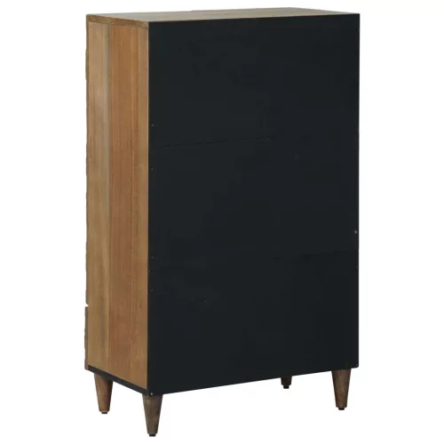  Magas Tálca fiókkal Barna 60 x 33,5 x 100 cm Tömör Mangófát