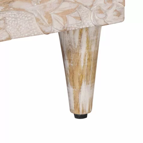  TV szekrény tárolóval Fehér 70 x 33,5 x 46 cm Tömör Mangófát