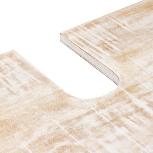  Fürdőszobai mosdószekrény Fehér 62 x 33 x 58 cm Tömör Mangófát