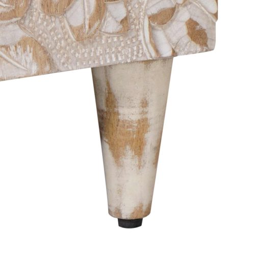  Fürdőszobai mosdószekrény Fehér 62 x 33 x 58 cm Tömör Mangófát