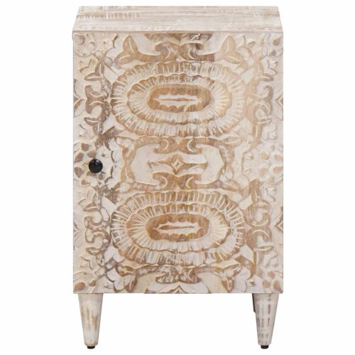  Fürdőszoba Székény Fehér 38 x 33,5 x 58 cm Tömör Mangófát