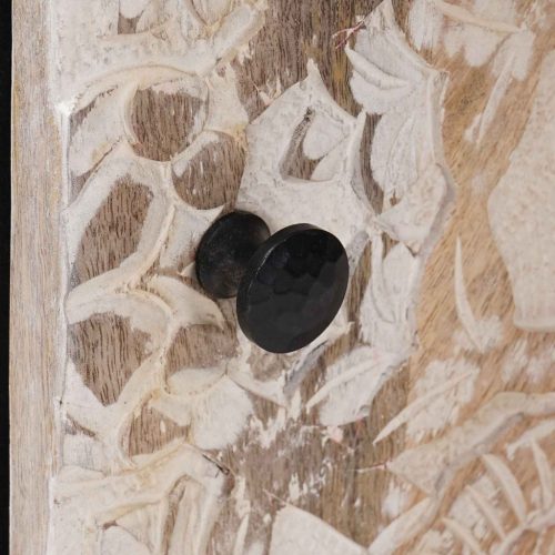  Fürdőszoba Székény Fehér 38 x 33,5 x 58 cm Tömör Mangófát