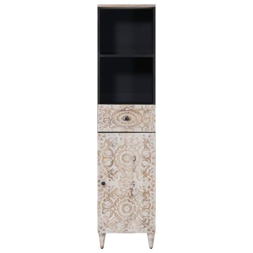  Fürdőszoba Székény Fehér 38 x 33,5 x 160 cm Tömör Mangófát