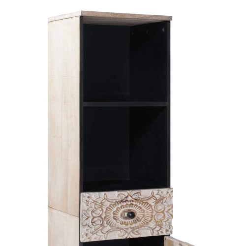  Fürdőszoba Székény Fehér 38 x 33,5 x 160 cm Tömör Mangófát