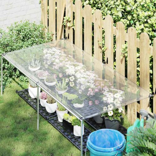  átlátszó ponyva lyukasztóval 1x2 m polietilén