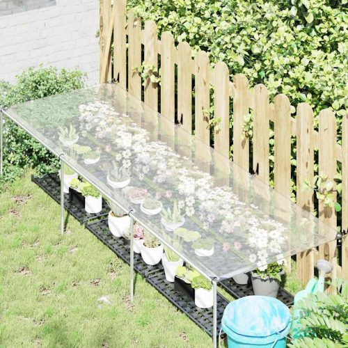  átlátszó ponyva lyukasztóval 1x3 m polietilén