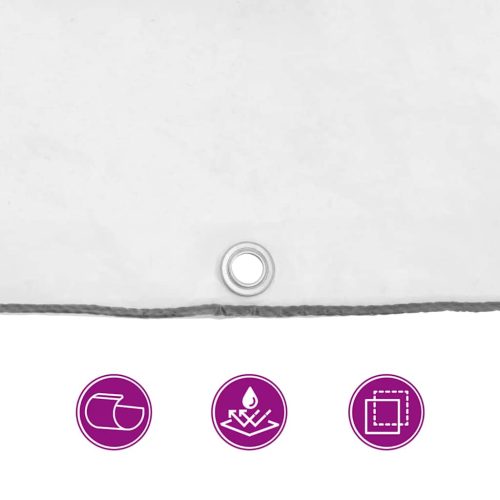  átlátszó ponyva lyukasztóval 1x8 m polietilén