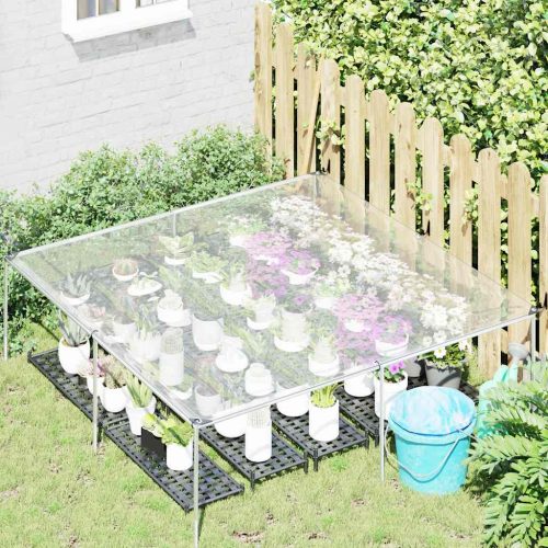  átlátszó ponyva lyukasztóval 2x2 m polietilén