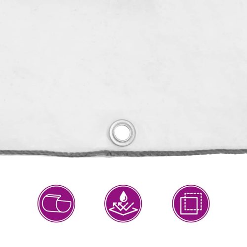  átlátszó ponyva lyukasztóval 2x5 m polietilén