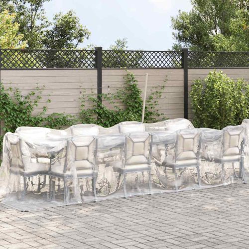  átlátszó ponyva lyukasztóval 2x10 m polietilén