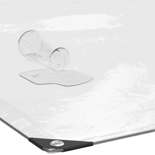  átlátszó ponyva lyukasztóval 3x10 m polietilén