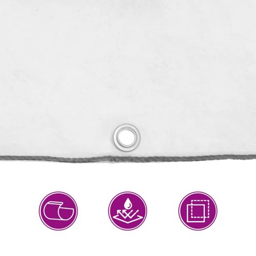  átlátszó ponyva lyukasztóval 4x8 m polietilén