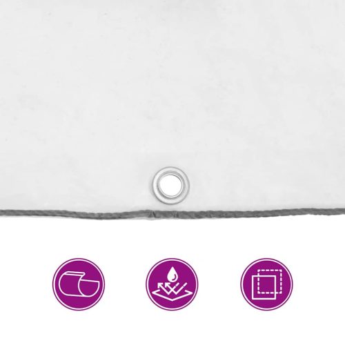  átlátszó ponyva lyukasztóval 4x12 m polietilén