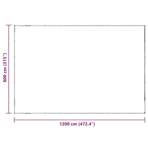  átlátszó ponyva lyukasztóval 8x12 m polietilén