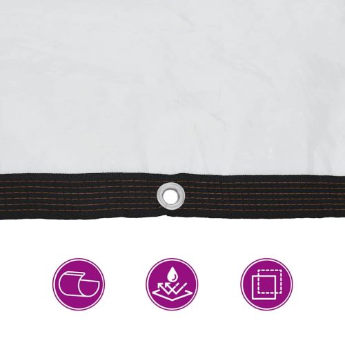  átlátszó ponyva lyukasztóval 1x2 m polietilén