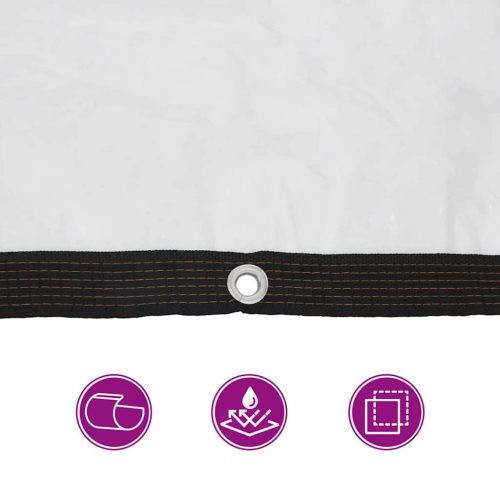  átlátszó ponyva lyukasztóval 1x6 m polietilén