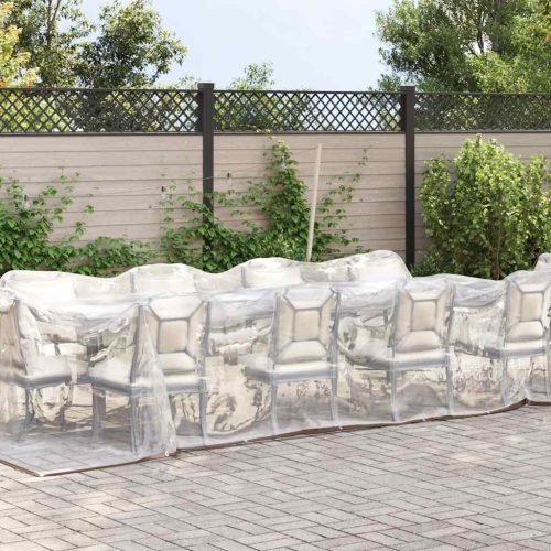  átlátszó ponyva lyukasztóval 3x10 m polietilén