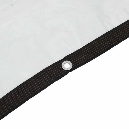  átlátszó ponyva lyukasztóval 4x6 m polietilén