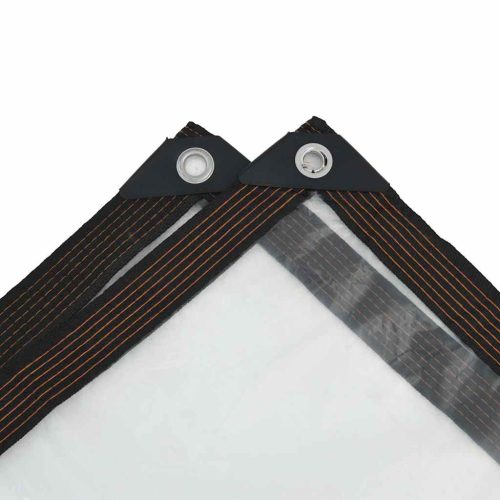  átlátszó ponyva lyukasztóval 8x10 m polietilén