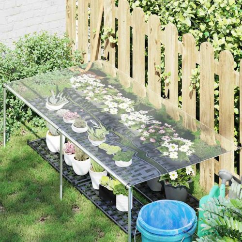  átlátszó ponyva lyukasztóval 1x2 m PVC