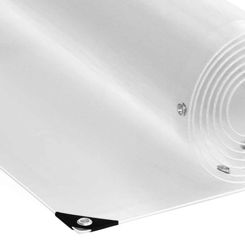  átlátszó ponyva lyukasztóval 1x3 m PVC