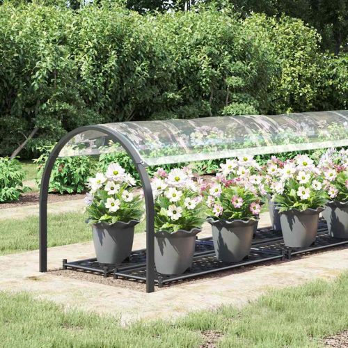  átlátszó ponyva lyukasztóval 1x5 m PVC