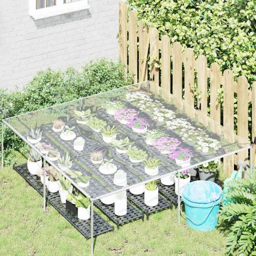  átlátszó PVC ponyva fűzőlyukakkal 2x2 m