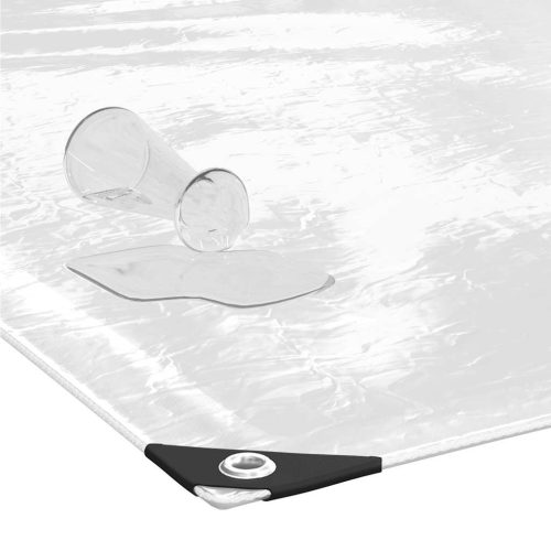  átlátszó ponyva lyukasztóval 2x3 m PVC