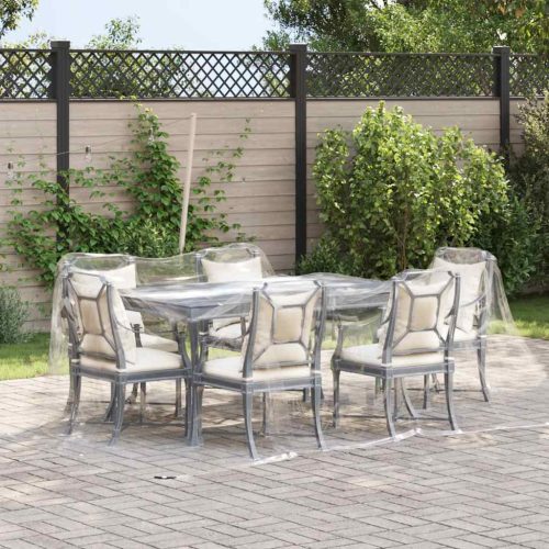  átlátszó ponyva lyukasztóval 3x5 m PVC