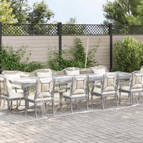  átlátszó ponyva lyukasztóval 3x10 m PVC