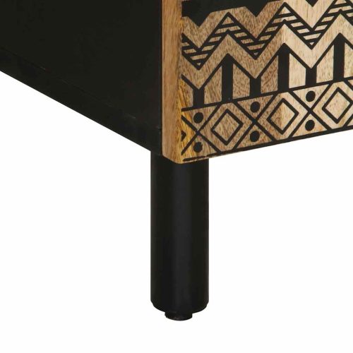  tömör mangófa fürdőszobaszekrény 38 x 33,5 x 160 cm