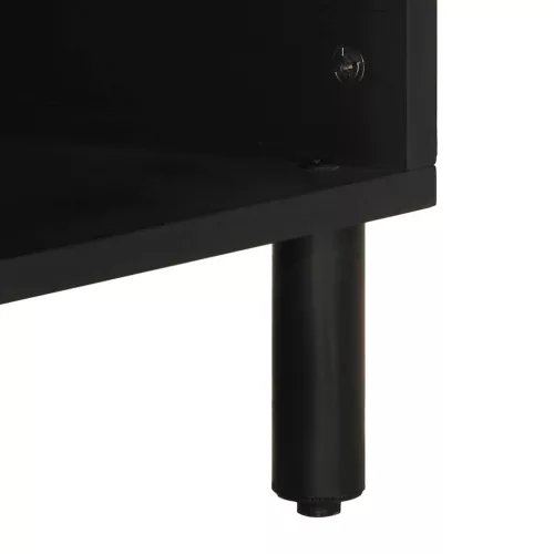  tömör nyers mangófa tálalószekrény 80 x 33,5 x 75 cm