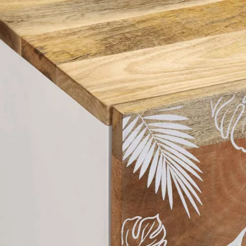  tömör mangófa éjjeliszekrény 40x33,5x46 cm