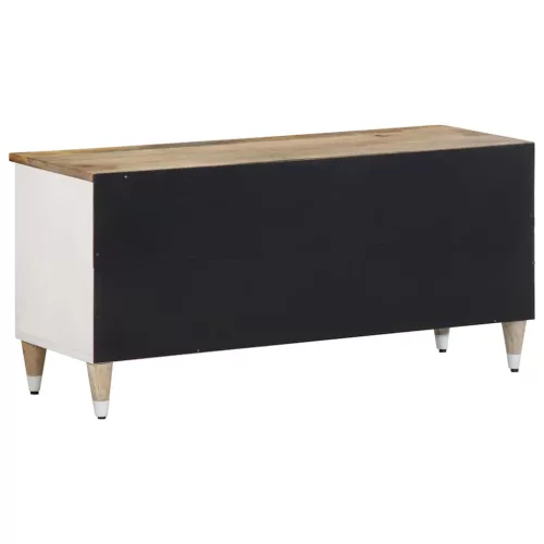  tömör mangófa TV-szekrény100x33,5x46 cm