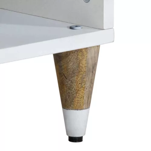  tömör mangófa TV-szekrény100x33,5x46 cm